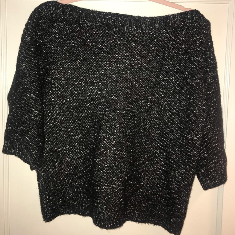 Banana Republic black and white sweater